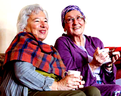 Grannies laughing